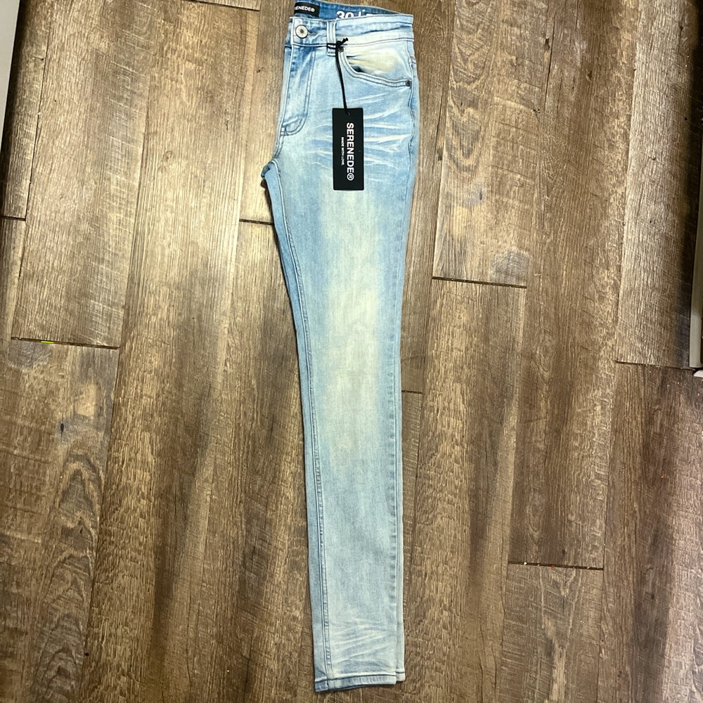 Men's Light Blue Skinny Jeans